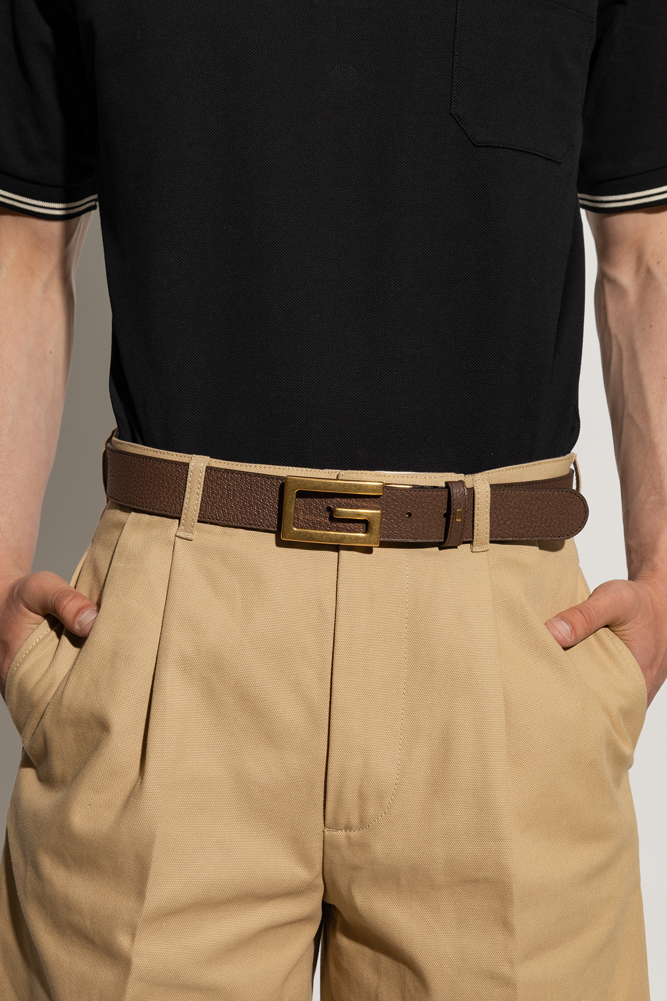 Gucci Reversible belt with logo | Men's Accessories | Vitkac